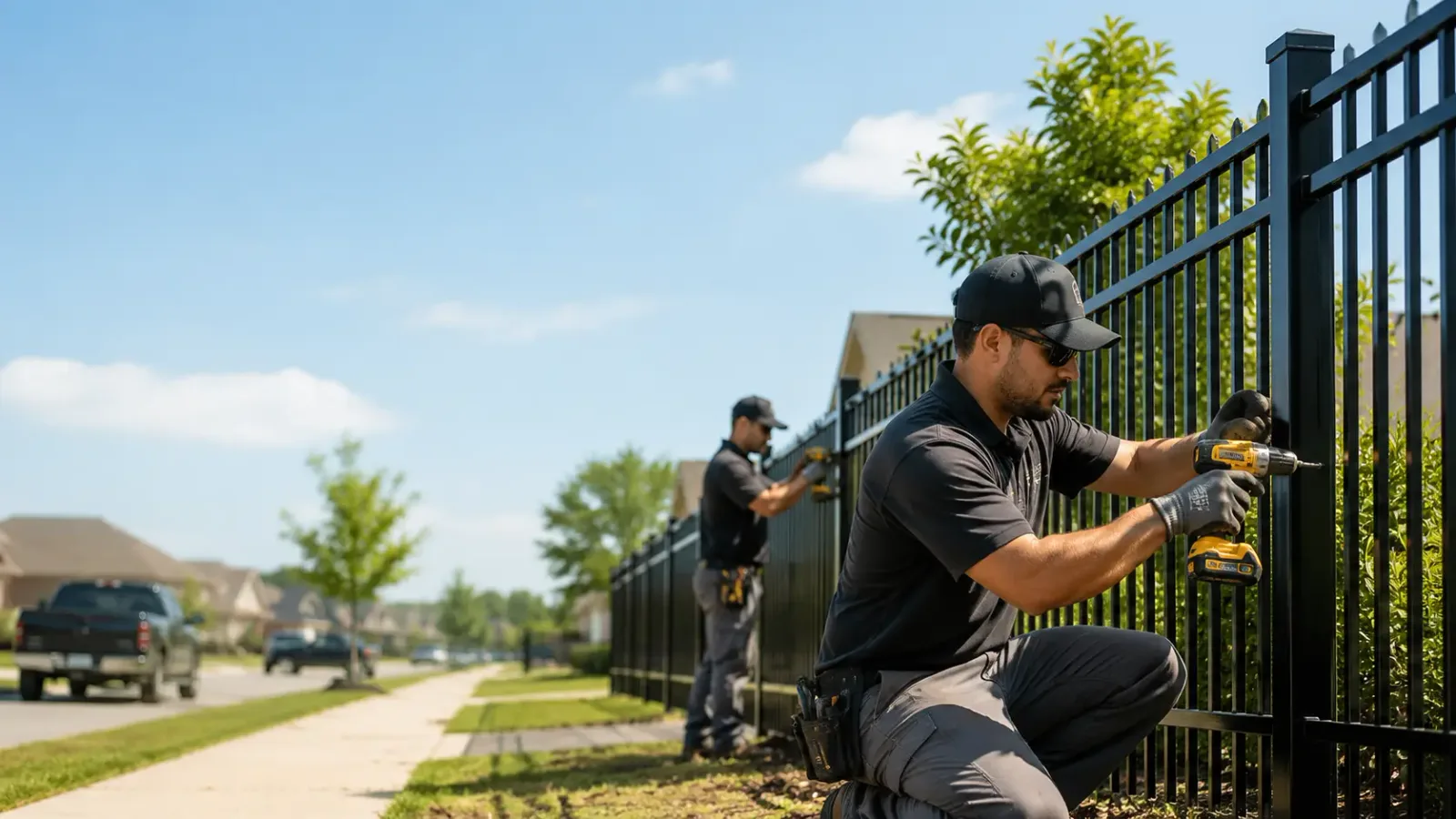 Metal Fence Installation in Bigfoot, TX